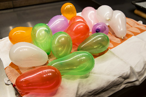 Tvättade ballonger