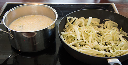 lasagne med fänkål och squash