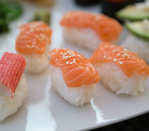 hemmagjord sushi