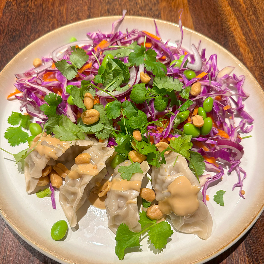 Dumplingsallad