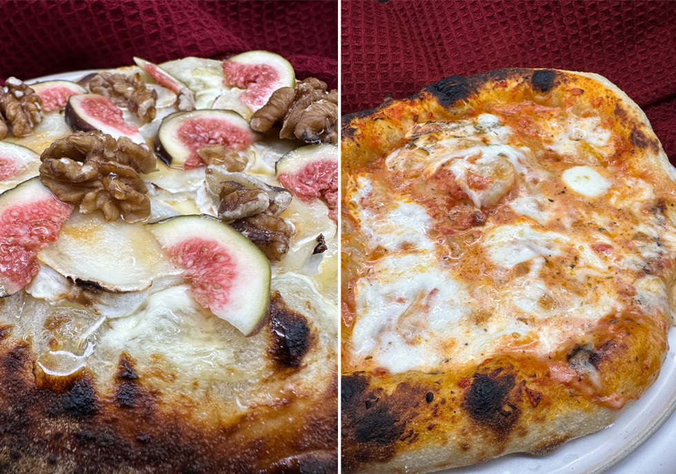 Underbara pizzor lagade i Panetti Pizzetta Primo